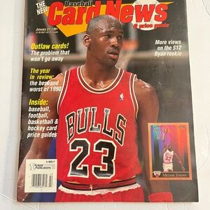 1991 Baseball Card News - Michael Jordan cover
